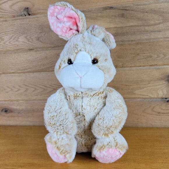 Plush Stuffed Bunny Rabbits Lot of 8 Various Sizes Colors Makers Fluffy Soft - Picture 11 of 14